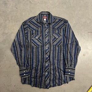 Vintage‎ wrangler western pearl snap shirt